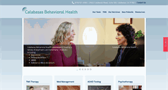 Desktop Screenshot of calabasasbehavioralhealth.com